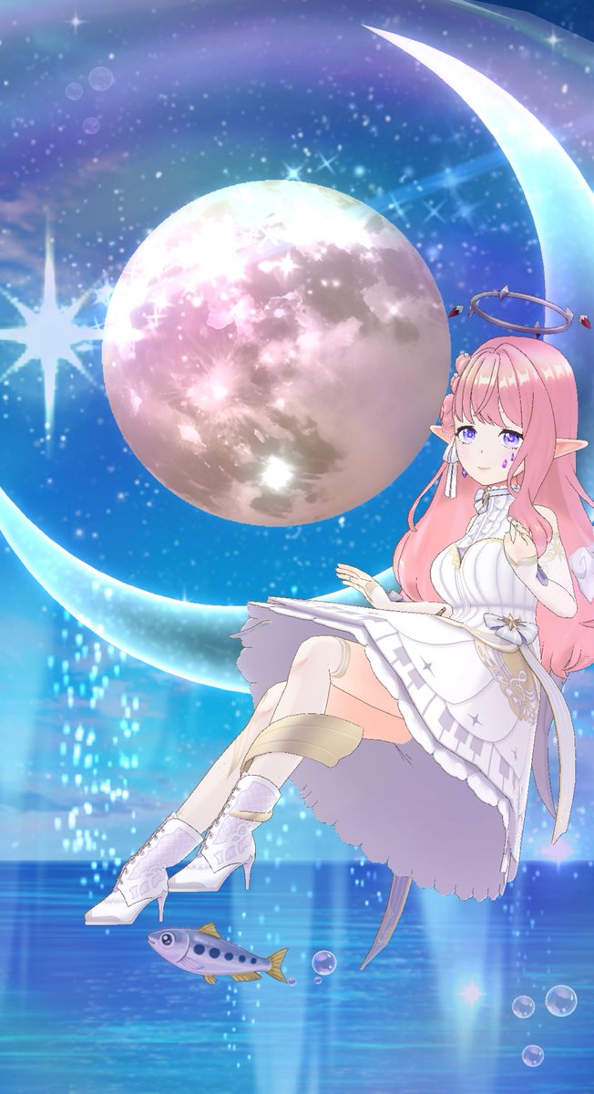 ARIAREALITY's tweet photo. @REALITY_app 素敵✨️

私は更にお月見様を2つと流れ星も置いてみました🌠

もちろん最後までC壁紙を目指して頑張っています🌙

そのままでもシンプルで素敵な壁紙Bを家具アイテムで飾りつけるの好きです☺️✨ https://t.co/4wr0VV8RP0