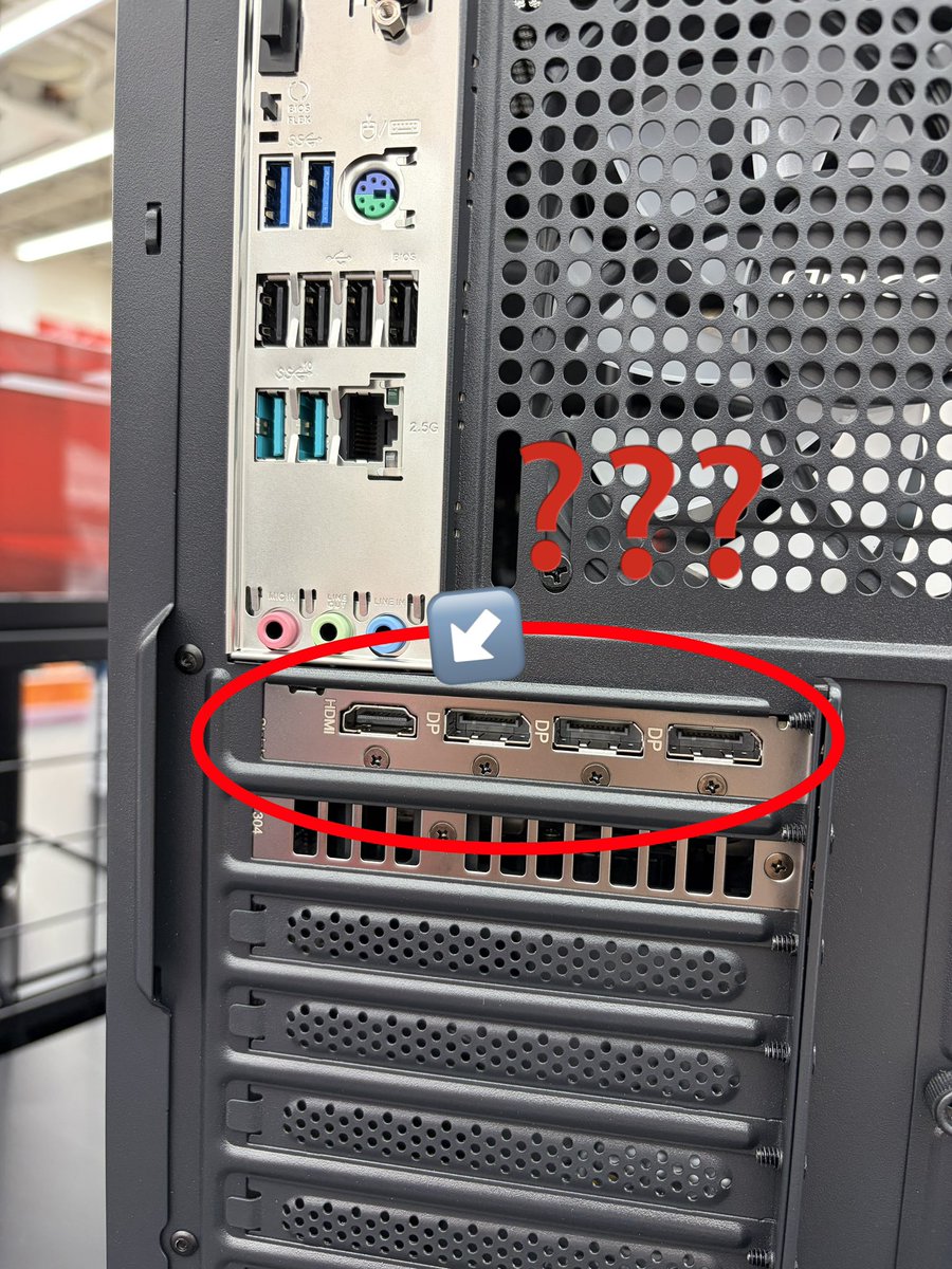 ap_kurosaki's tweet photo. なぜグラボにはHDMI1個しかないの‼️
DPは3個あるのに🥹🥹🥹
教えて‼️有識者‼️ https://t.co/3ByDmyluaX