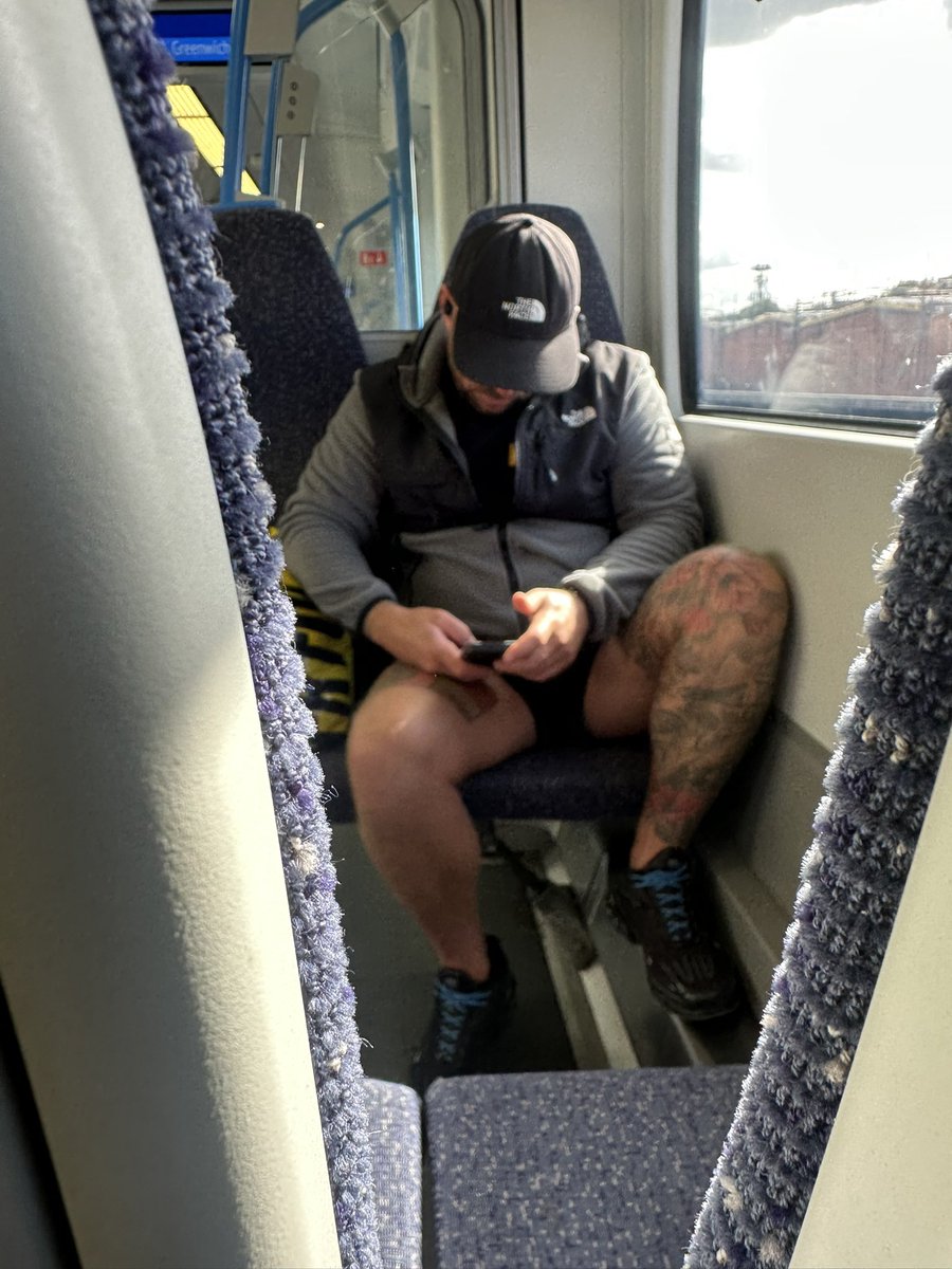 PublicFilth's tweet photo. Hot/rough lad on train 😜 https://t.co/dTTz0kx3bw