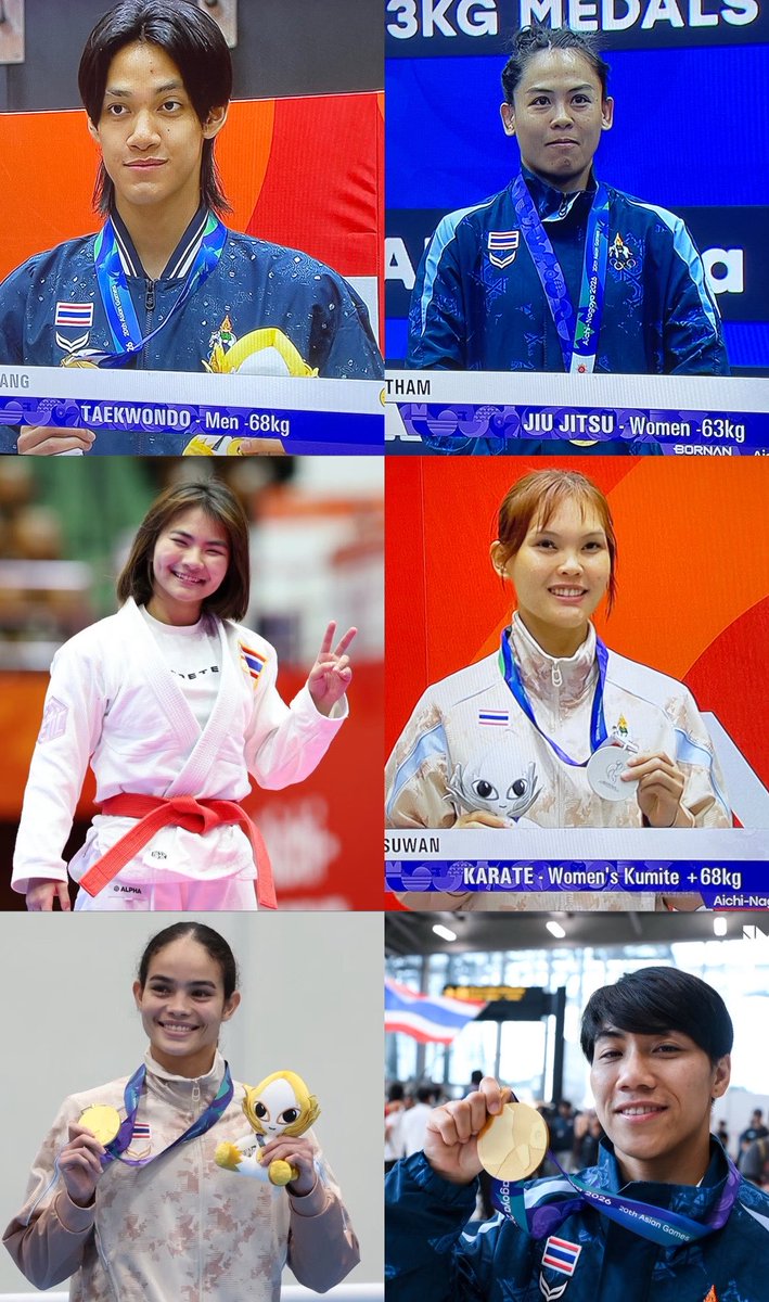 my_Leo23's tweet photo. 13 เหรียญจากกีฬาต่อสู้ของไทย 

เทควันโด 5 เหรียญ 🥇🥈🥉🥉🥉
ยูยิตสู 3 เหรียญ 🥇🥉🥉
มวยสากล 1 เหรียญ 🥇
mma 1 เหรียญ 🥇
คาราเต้ 2 เหรียญ🥈🥉
คูราช 1 เหรียญ 🥉
#เอเชียนเกมส์2026 https://t.co/oz7n33GPpJ