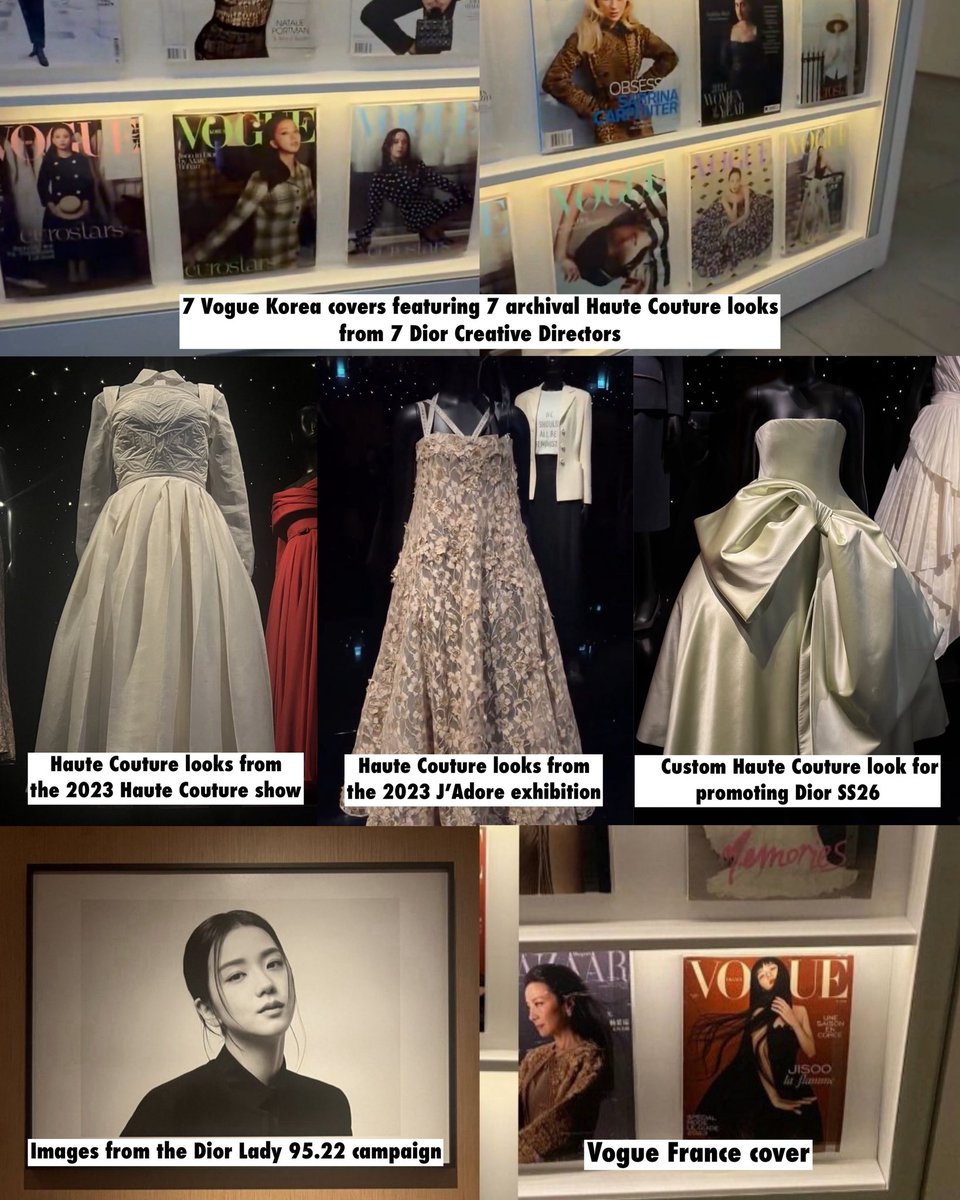 rysooyaaa's tweet photo. A glimpse of Global Ambassador Jisoo at La Galerie Dior in Paris, where Dior’s history and heritage are brought to life through iconic designs, archives, and milestones from across the Maison’s history

Proud of Dior’s princess 

#JISOOxDior #JISOOxDiorSummer27 https://t.co/KimKPDcelZ