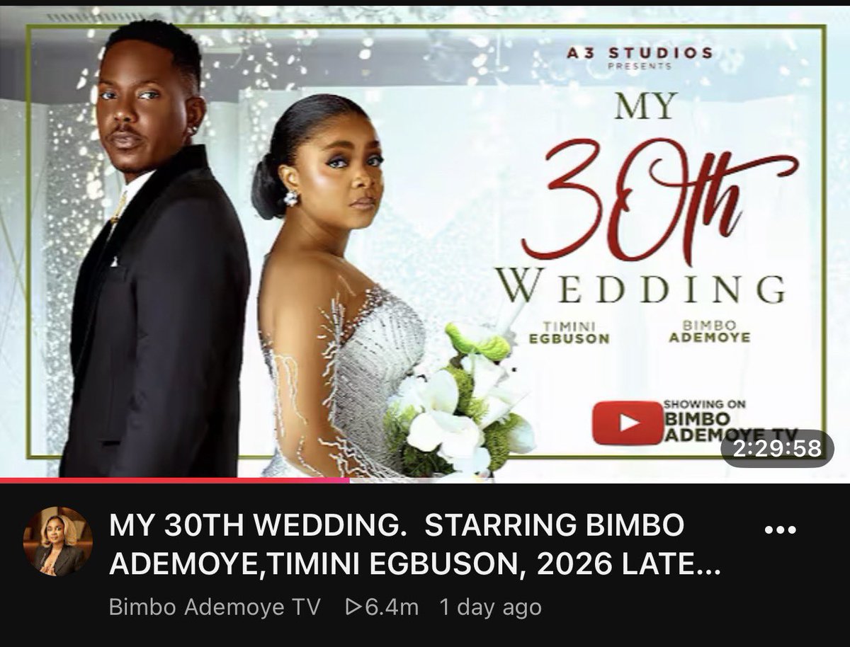 TheDamiForeign's tweet photo. After watching this Bimbo ademoye and timini’s movie, how would you rate the movie?🤔 https://t.co/9KtBfPZ6DY
