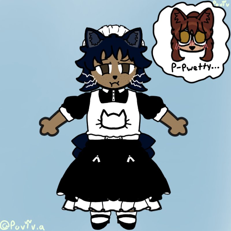 Poviv_Tweets2's tweet photo. Drew Nip in a maid dress!! of course his bf loves it!!
#ocart #krita #nightwithtimber #nomnomnami #shipart https://t.co/zQjvTFRFZu