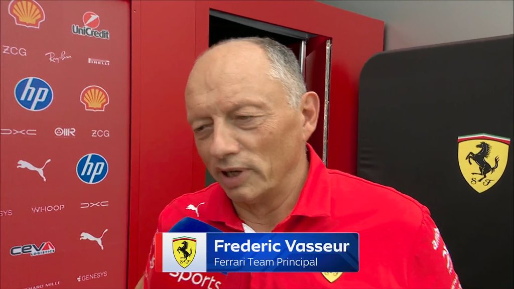 CL16_inside's tweet photo. Fred: « It’s a good qualy but the success is on Sunday, it’s never on Saturday. On top, we know that this one will be a lot about degradation, about race pace, about tyre management much more than great position.

But I prefer to have a good quali than not. Starting from the first and second row with Lewis and Charles is a good start, but we have to now put all our focus on the race. I think we are not that far away from Max (with tyre choice).

For sure, it’s difficult to read the tyres on Friday because you don’t have so many laps. The track was very dirty yesterday. I think we all have different opinions on the different compounds, and we’ll see tomorrow, but it’s not an easy exercise. »

#F1 #BahrainGP 🇲🇾