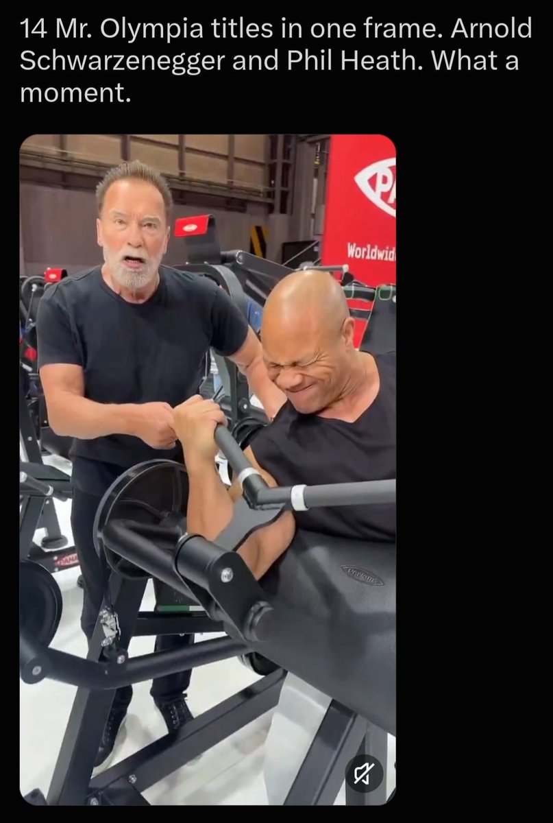 Ironmute's tweet photo. How the gym bro looks at me when I ask if he’s almost done with his 12th set. https://t.co/HyHYncw18x