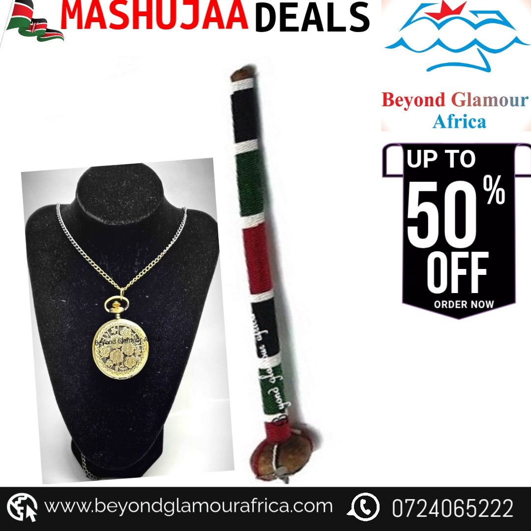 BeyondGlamour_'s tweet photo. A rose vintage pocket watch and kenyan beaded rungu combo.
Durable, classic and best gift to offer during this Mashujaa day celebrations.
#bags #african #newmonth #newgoals #beyondglamourafrica #october #vintagestyle #bracelets #fashion #trendy #totebag #mashujaadeals https://t.co/uQQ6elhBBy