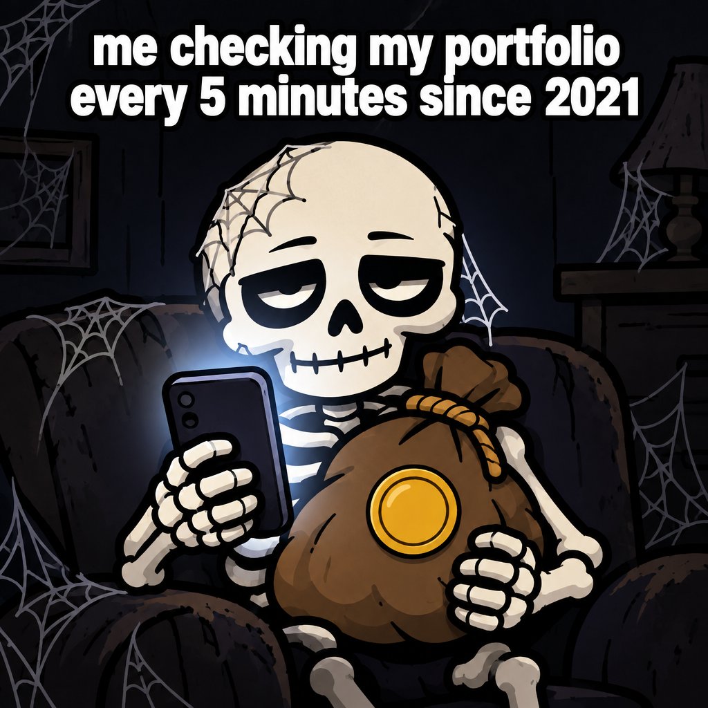 bagbonescoin's tweet photo. new skeleton in the trenches. he bought the top and he's still holding. 💀 $BAGBONES https://t.co/oz1OCymoO0