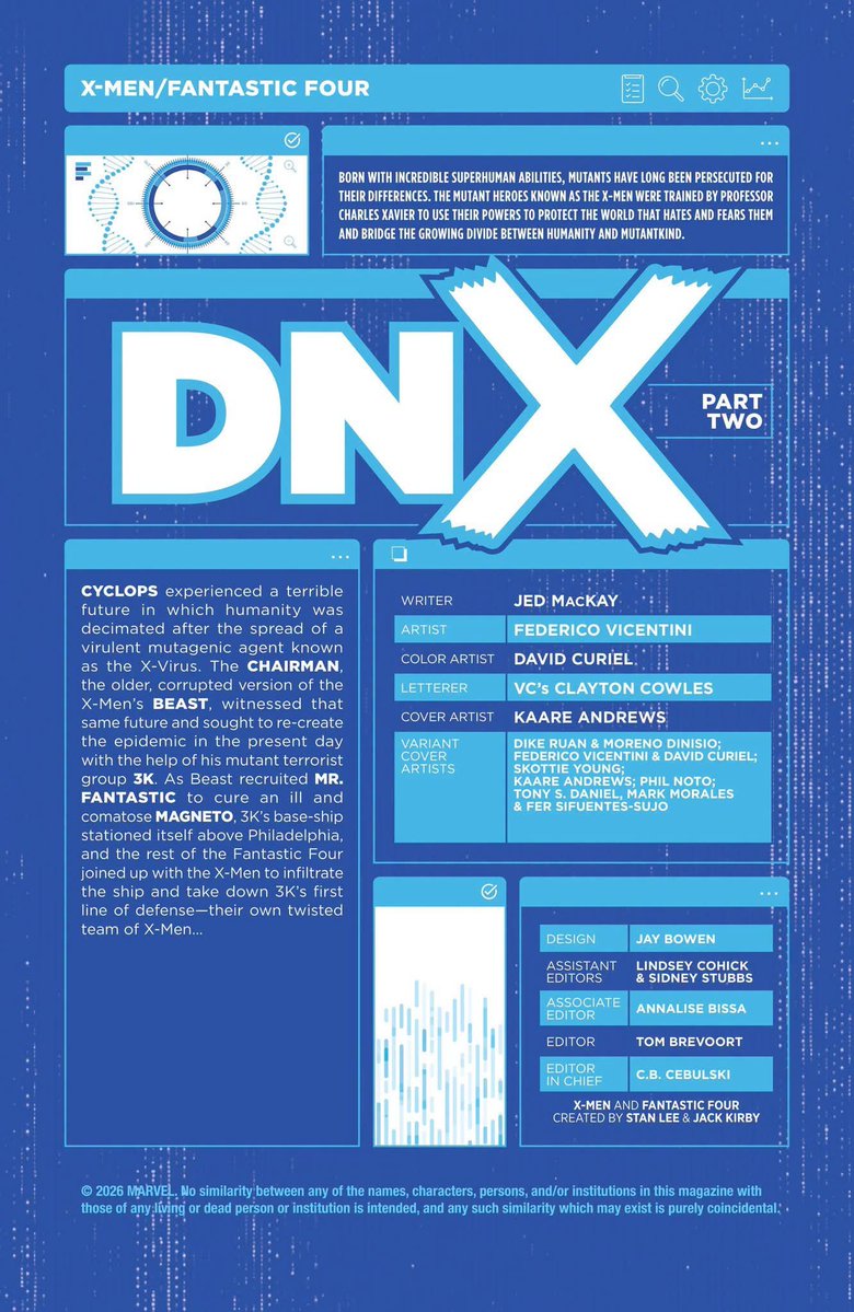 johnorville_003's tweet photo. Now Reading: 📖👌

DNX #2!
"Evolution is Contagious"

• Published by Marvel
• Creators: 
•Writer: Jed MacKay
• Artist: Federico Vicentini
• Cover Art: Kaare Andrews
#marvelcomics #dnx https://t.co/3gtakzgwa5