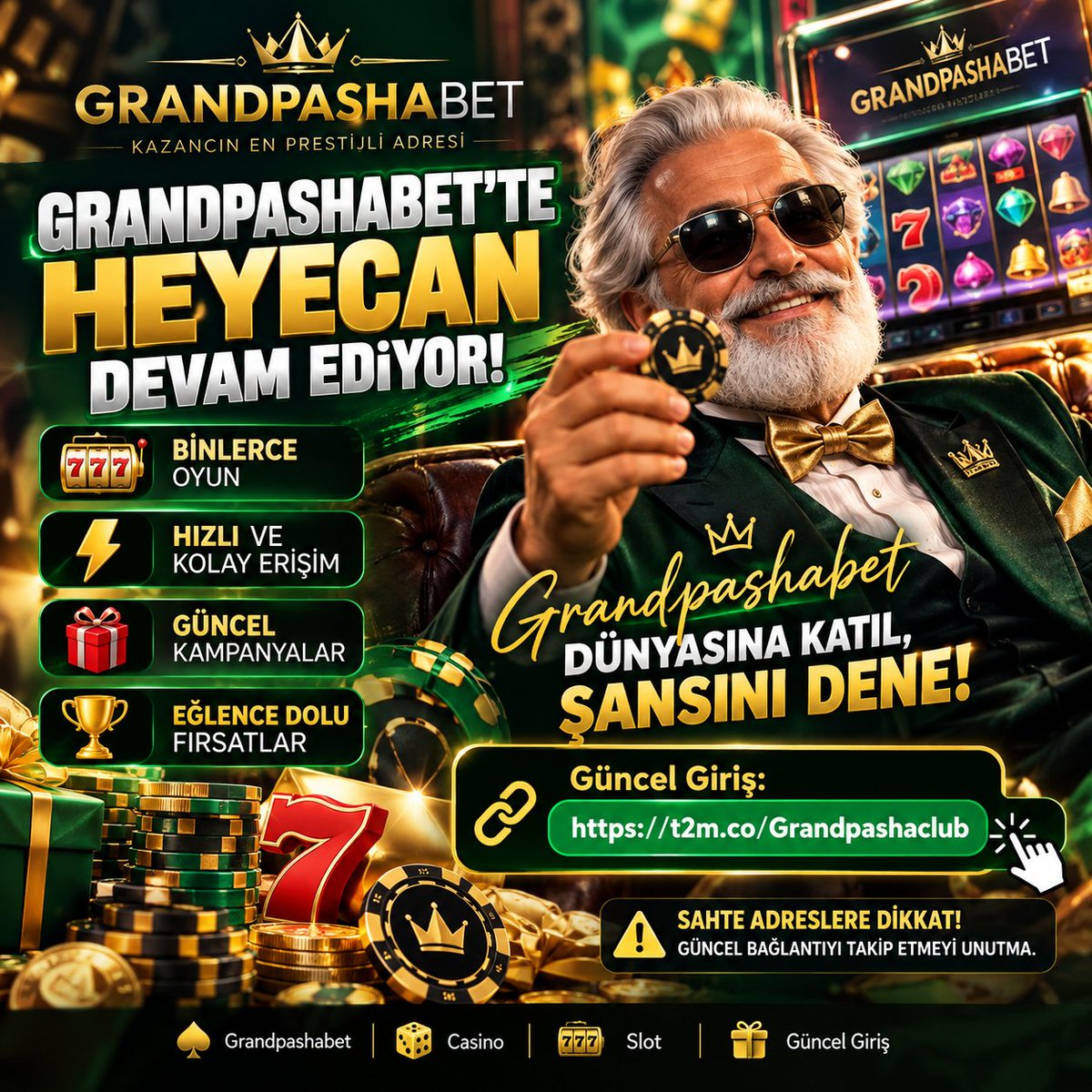 MyNapsa's tweet photo. 🔥 Zirvedekilerin Tercihi: Grandpashabet! 🔥

Eğlencenin, heyecanın ve kazancın tek adresi burada! 🎯 Sen de koltuğundan kalkmadan büyük ödüllerin tadını çıkar. 💸✨

👉 Hemen Tıkla, Kazanmaya Başla: https://t.co/IOuDTiiyHx 🔗

Şansın bol, kazancın kat kat olsun! 🍀😎 https://t.co/fkTd9whpQ6