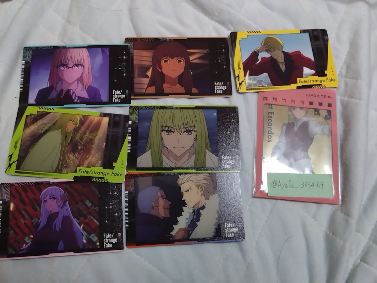 Ayafa_365489's tweet photo. 【交換/譲渡】Fate/strange Fake スナップマイド

求】画像１ 優先度🧡＞🟡＞❤️
譲】画像２

郵送希望。検索からもお気軽にお声がけ下さい。 https://t.co/v3VAuXUkRk