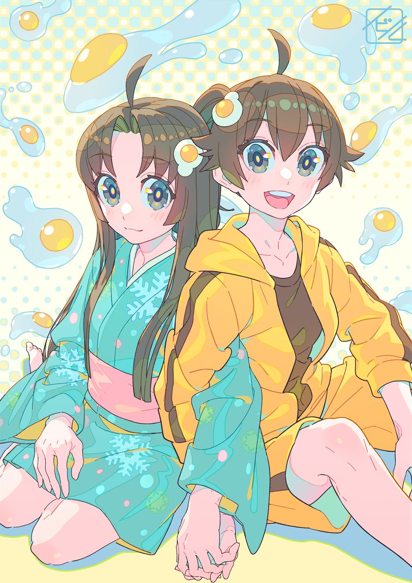 nobile1031's tweet photo. ファイヤーシスターズ（阿良々木火憐・阿良々木月火） https://t.co/Jkc9oh3m6F