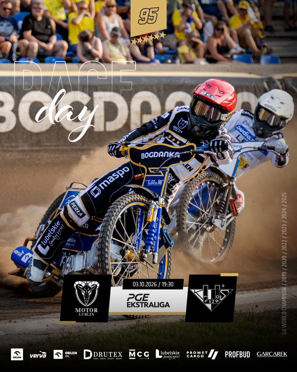 zmarzlik95's tweet photo. Dziś wszystko rozstrzygnie się w Lublinie – o 19:30 jedziemy po brąz!
#BZ95 #ZmarzlikTeam #orlen #orlenoil #orlendlaciebie #verva #orlenteam #4F
@GrupaORLEN @TeamORLEN https://t.co/y39FinPpqf