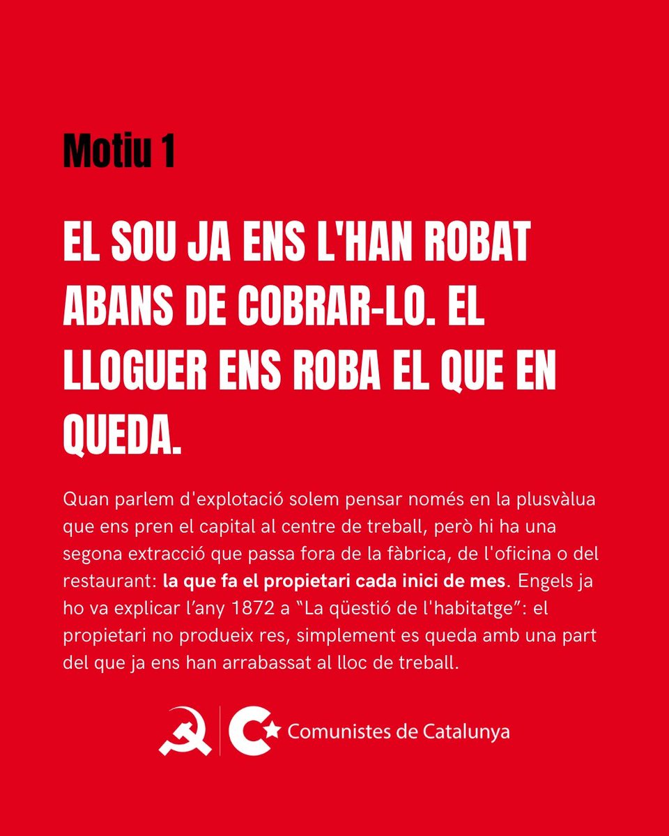 ComunistesBCN's tweet photo. 🏘️ Ahir el Congrés va votar els decrets d'habitatge batejats com a "decrets Maricarmen". Junts, PP i Vox els van fer caure. https://t.co/BawxqQKgZ0