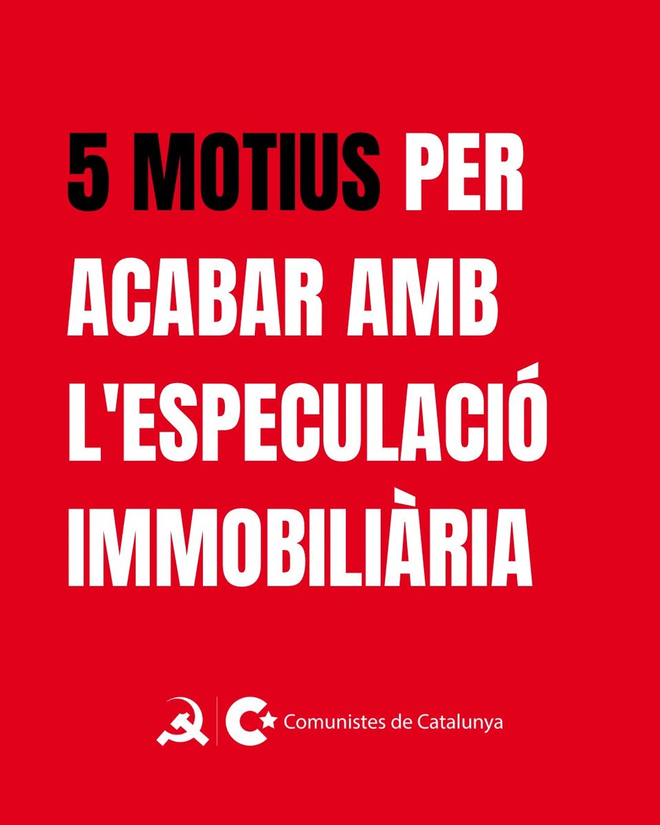 ComunistesBCN's tweet photo. 🏘️ Ahir el Congrés va votar els decrets d'habitatge batejats com a "decrets Maricarmen". Junts, PP i Vox els van fer caure. https://t.co/BawxqQKgZ0