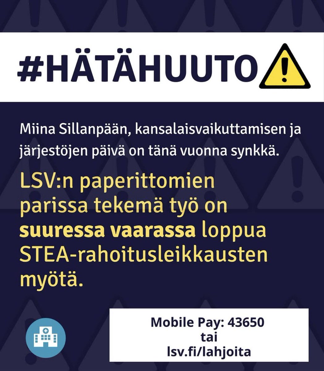 SFjder's tweet photo. Lääkärin sosiaalinen vastuu ry on vuosikaudet saanut STEA avustuksia auttaakseen ns paperittomia Suomessa. Ei ole mitään paperittomia. On vaan laittomasti maassa olevia. Heidät putää karkottaa kotimaahansa. Ja STEA tuet poikki tälle järjestölle. #maahanmuutto https://t.co/GUCUNDhI5Q