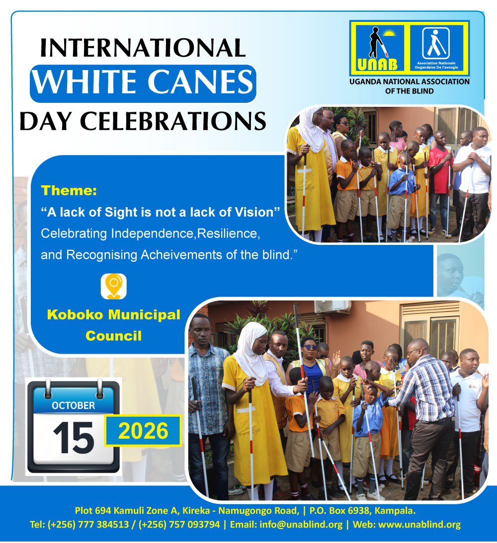 elorusimon30's tweet photo. Time to celebrate independence, courage and identity of persons with visual impairment. You can reach out to us to contribute a white cane thank you. https://t.co/GCuXL7un5A