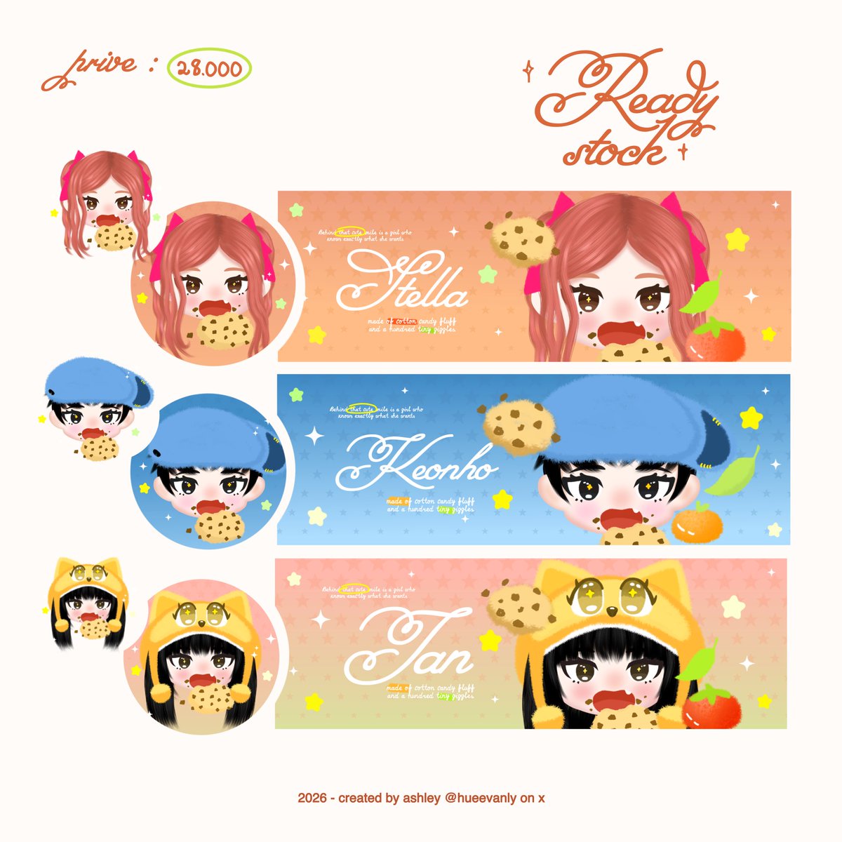hueevanly's tweet photo. selamat soreee, boleh bantu repost? tencuu <3

hi ashley punya READY STOCK CHIBI. free retext, harga nya ada di preview yaa ! yang mau jajan bisa langsung Dm ashley 🥺🩷 #zonauang 

ps : dapet ava jpg dan png https://t.co/VKr5PGkpXI