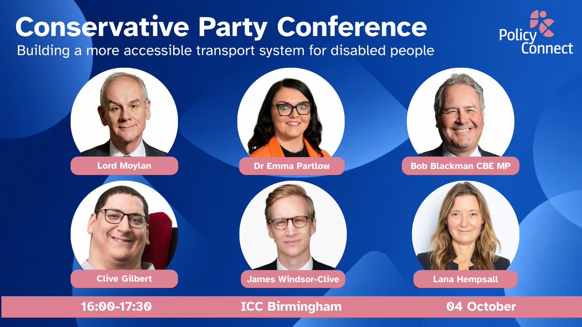 The_C_D_G's tweet photo. Our Chair, @jwindsorclive, is  on a panel with @danielmgmoylan and @BobBlackman tomorrow in the ICC at 4pm in Executive Room 7.

Come along if you want to hear how we can create a more accessible transport system. https://t.co/zbnykPUoQE