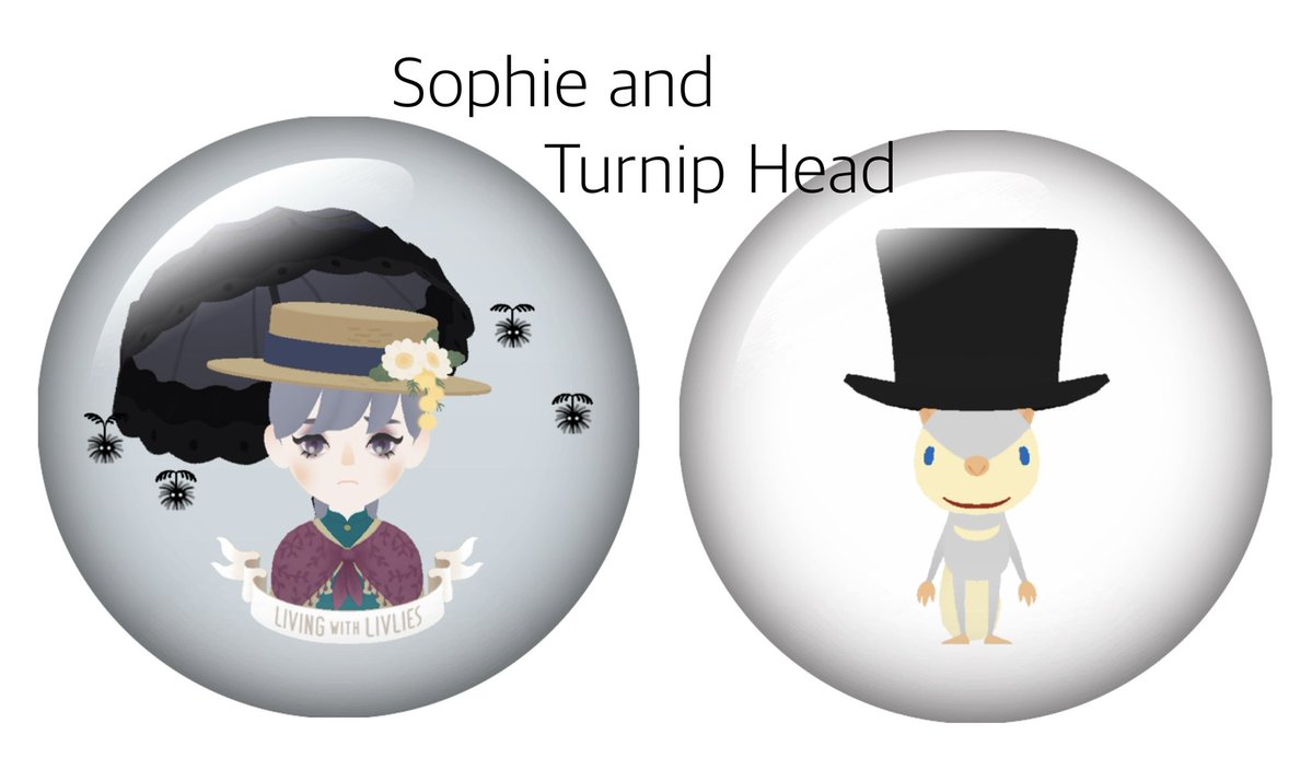 bouquetisland63's tweet photo. image : ハウルの動く城  × ソフィーとカブ
 （ﾄﾞｰﾙｾﾒﾀﾘｰver）
#リヴリヴ
#LwLIVLIES https://t.co/HlKFpyoniV