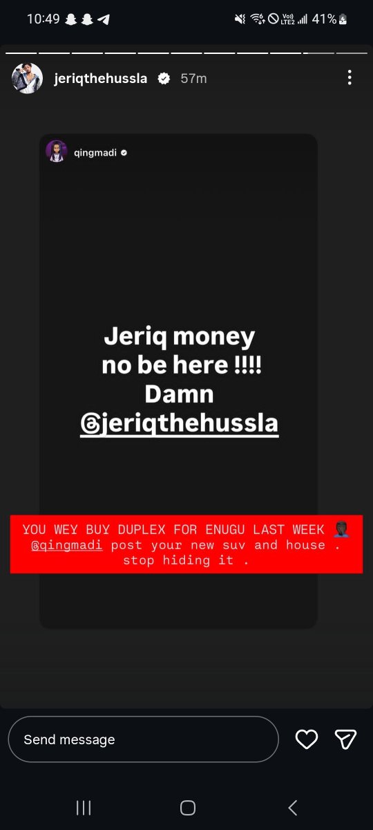 Cyphix_042's tweet photo. So our jeriq and madi money don reach this level and nobody told us? 😭😂
One person dey talk SUV, another person dey talk duplex…
At this point, the real question be WHO DEY HIDE THE ENUGU MONEY? 👀
Qing Madi abi King jeriq https://t.co/Sgb0cRmro2