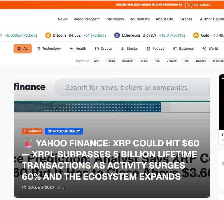 crypto_queen_x's tweet photo. 🛑🛑BOOOOOOOOOOOOOOOOOOOOM!!!!

YAHOO SEES #XRP REACHING $60 PER COIN!!!! 🚀🔥

THAT’S BECAUSE THE XRP LEDGER IS NO LONGER JUST THE BANKERS’ TOKEN!!! IT’S EVOLVING INTO A MEDIA CHAIN, POWERED BY $BXE TOKEN ON THE XRP LEDGER!!!

BXE TOKEN COULD HELP MOVE THE $2.5 TRILLION MEDIA INDUSTRY ONTO THE XRP LEDGER!!! NOVEMBER 1ST — THE BIGGEST ANNOUNCEMENT YET!!!

THIS COULD BE HUGE FOR BXE!!! 🚀🚀🚀

BXE TOKEN ON MEXC: https://t.co/CvtVqSaVpG https://t.co/sau81NnorB
