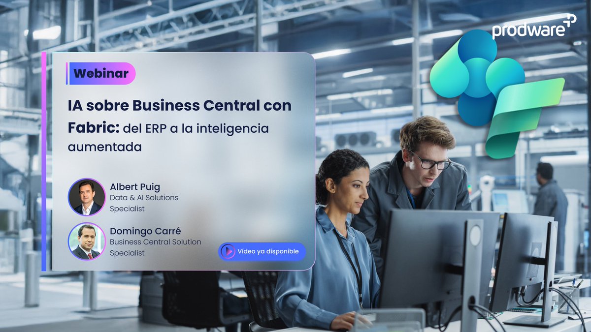 ProdwareES's tweet photo. 🚀 Da el salto desde el reporting tradicional hacia una nueva generación de #analítica impulsada por #IA. Descubre cómo transformar #Microsoft #Dynamics365 #BusinessCentral en una plataforma de inteligencia empresarial avanzada.
➡️ https://t.co/NCbmxyLpsE
#Fabric #ERP #DataDriven https://t.co/IvsMBjkI1p