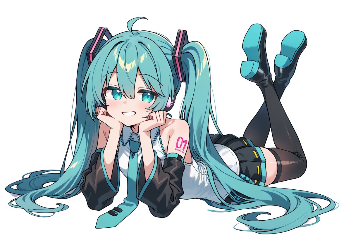 8njbr9's tweet photo. ごろごろしながらこっち見てるミクさん🩵

#初音ミク #VOCALOID #ミク #AIイラストㅤㅤ https://t.co/51wN67kNfX
