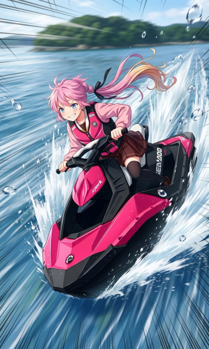 Ry2zNEqWukNJXBH's tweet photo. Thrilling! Hime looks so cool riding a personal watercraft!🌊
#安養寺姫芽
#HimeAnyoji
#PWC
#AIart️️️️️️️️️️️️️️️️️️️️️️️️️️️️️️️️️️️️️️️️️️️️️️️️️️️ https://t.co/t1denNx49I