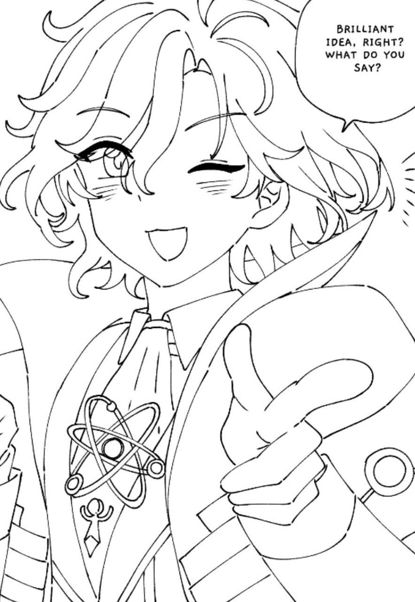 Zawawasannnn's tweet photo. mitya winking in his animations made me think about this ongoing comic wip I have https://t.co/xSuge68Mfb