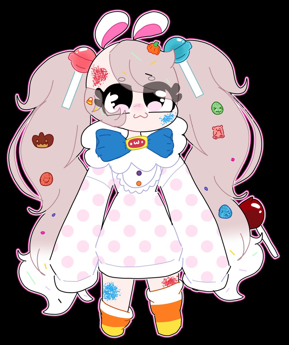 ShiShiStrawbery's tweet photo. @__Isabae__ Tysm for this opportunity!! I'd love to see my lil Halloween oc in this!! >W<🩷 https://t.co/IDv17n5n7o