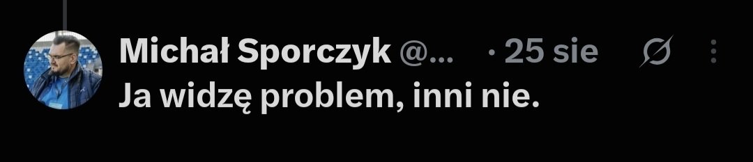 gart_artur's tweet photo. @msporczyk Liczę, że jeżeli ktoś coś napisze to dotrzyma słowa, a nie po miesiącu wykręci się "temat zamknięty". Jeszcze w czwartek pisałeś "poczekasz do piątku". Nagle "problem" zniknął? "...podjąłem pewne decyzje...", "daj mi chwilę... zaraz będzie szerzej i więcej".  Słabe to https://t.co/ViDS1aywNu
