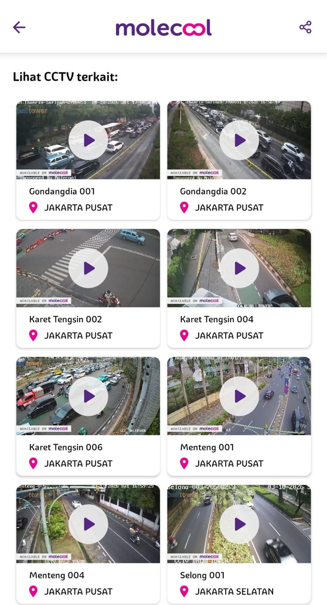 molecool_id's tweet photo. Minggu 4 Oktober: Cek 4 Event Lari Paling Hits di Jakarta!

Pantau lalu lintas secara real-time via Molecool Live CCTV dan siapkan jalur alternatif.
#EventJakarta #Molecool #TemanDiJalan
https://t.co/N6GcJOuiY8 https://t.co/bOnrL5jGYs