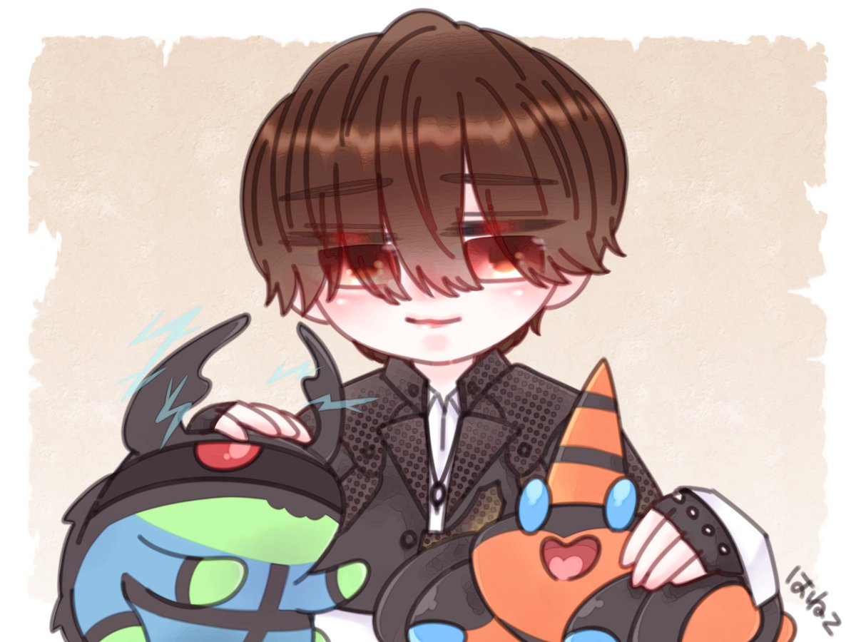 hane2_t's tweet photo. ⚡️🧱🦀 https://t.co/08G9uAfS14