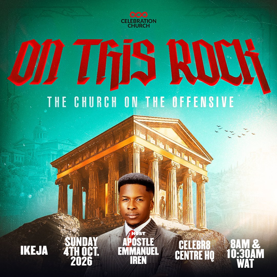 cci__global's tweet photo. The Church was never called to sit on the sidelines.

Jesus said in Matthew 16:18
“And I also say to you that you are Peter and on this rock, I will build My church, and the gates of Hades shall not prevail against it.”

This October @cci__global, we’re going back to the Rock, discovering what it means to be the Church Christ is building and the authority we have been given to advance the Kingdom.

Join us as we explore what it means for the Church to move beyond simply gathering and begin to advance; through prayer, spiritual government, Kingdom influence, and purposeful action.

Because the Church was never meant to merely defend its ground.

We have an assignment.
We have authority.
And we have been sent forward. 🔥

Join us @cci__global this Sunday, 4th of October across all our campuses for an amazing time in worship and in the word. 

Come ready to understand your place, recognise your authority, and take your position in what God is doing through His Church.

#CCIGlobal 
#OnThisRock 
#Ecclesia