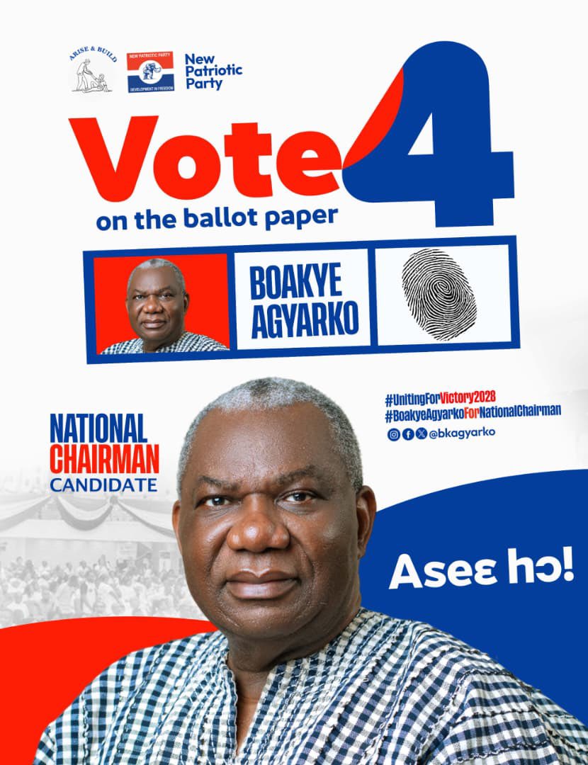 bkagyarko's tweet photo. VOTE NUMBER 4
VOTE BOAKYE AGYARKO https://t.co/gaJH62Wntp