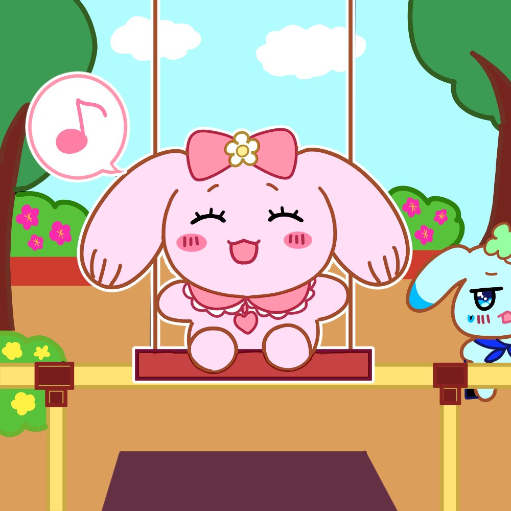 sinorikobunny's tweet photo. 「おなかがいっぱいになったらあそんじゃえ〜🩷」
「ロップちゃ〜ん…」
#たれみみロップちゃん 
#イラスト好きな人と繋がりたい 
#ゆるキャラ #うさぎキャラ 　#illustration #イラスト https://t.co/MBKCtgJN6k