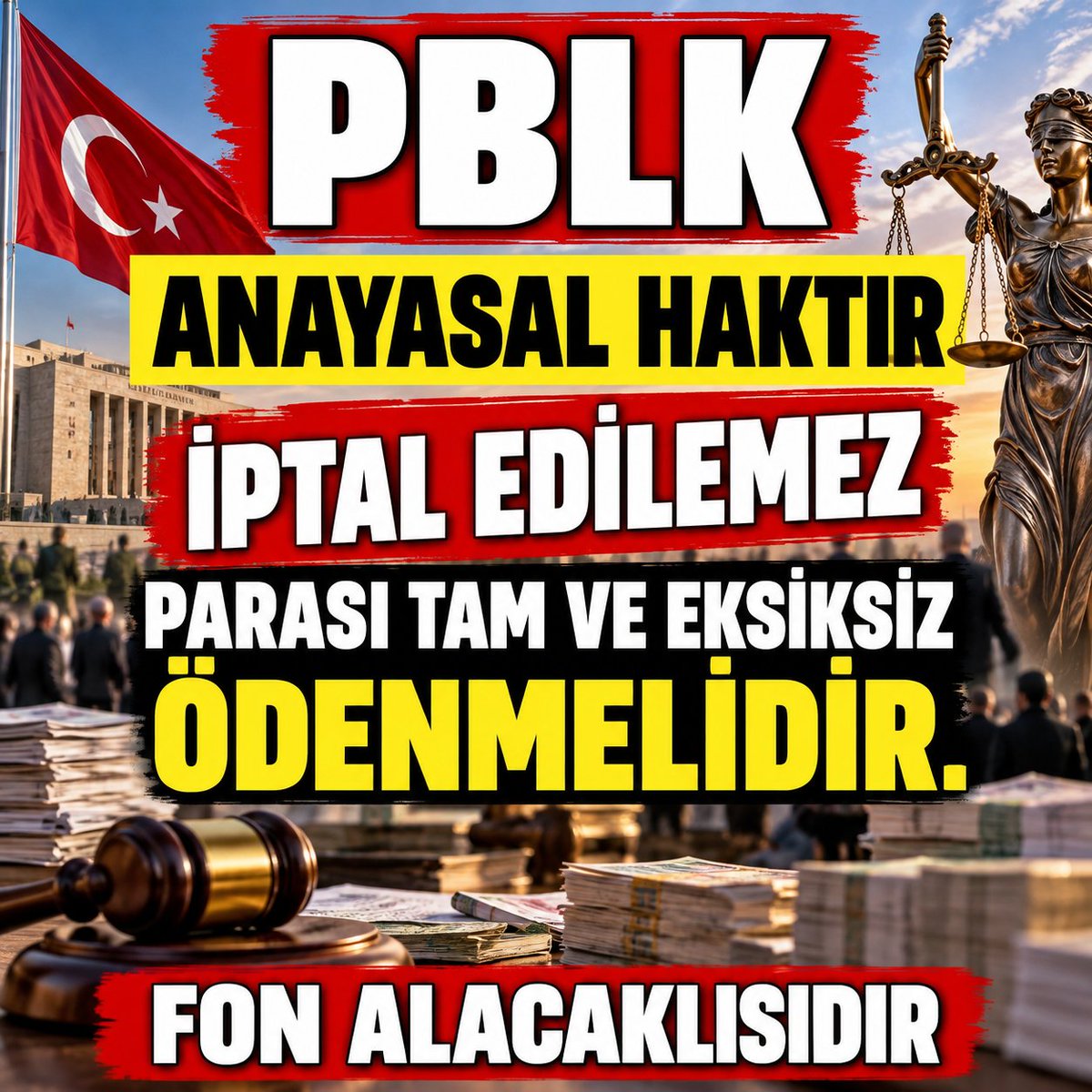 kambiyasso333's tweet photo. Pblk anayasal haktır parasını tam almalıdır.
#spk #pblk #PBLK_İPTALEDİLEMEZ #pblkhaktır #pblkhakkıgerialınamaz #ataşehir #yokartık #fonmağdurları #fon #tera #tly #thf #işci #memur #sandal #vekil #akp #chp #yeni #dolar #zam #benzin #mazot #evet https://t.co/DaBsDqJ9Y8