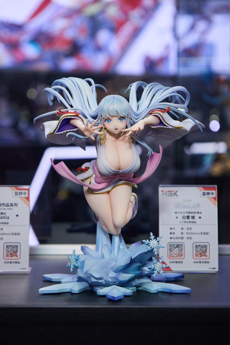 Hobbysakura's tweet photo. ✨HSK出展情報✨
Wonder Festival 2026 上海にて、
『美少女万華鏡異聞 雪おんな』より

◤白雪姫◢
1/7スケールフィギュアの彩色見本を展示いたします！

▼会場情報▼
📍上海新国際博覧センター
 Hobby Sakuraブース【W5-A18】
📅2026年10月3日（土）〜4日（日）

お越しの際は、ぜひお立ち寄りください✨

#WF2026上海 #HobbySakura #美少女万華鏡