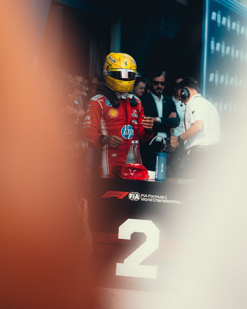 ScuderiaFerrari's tweet photo. Things we love to see: LH in Parc Fermé 💪 https://t.co/MC6JDUOR3U