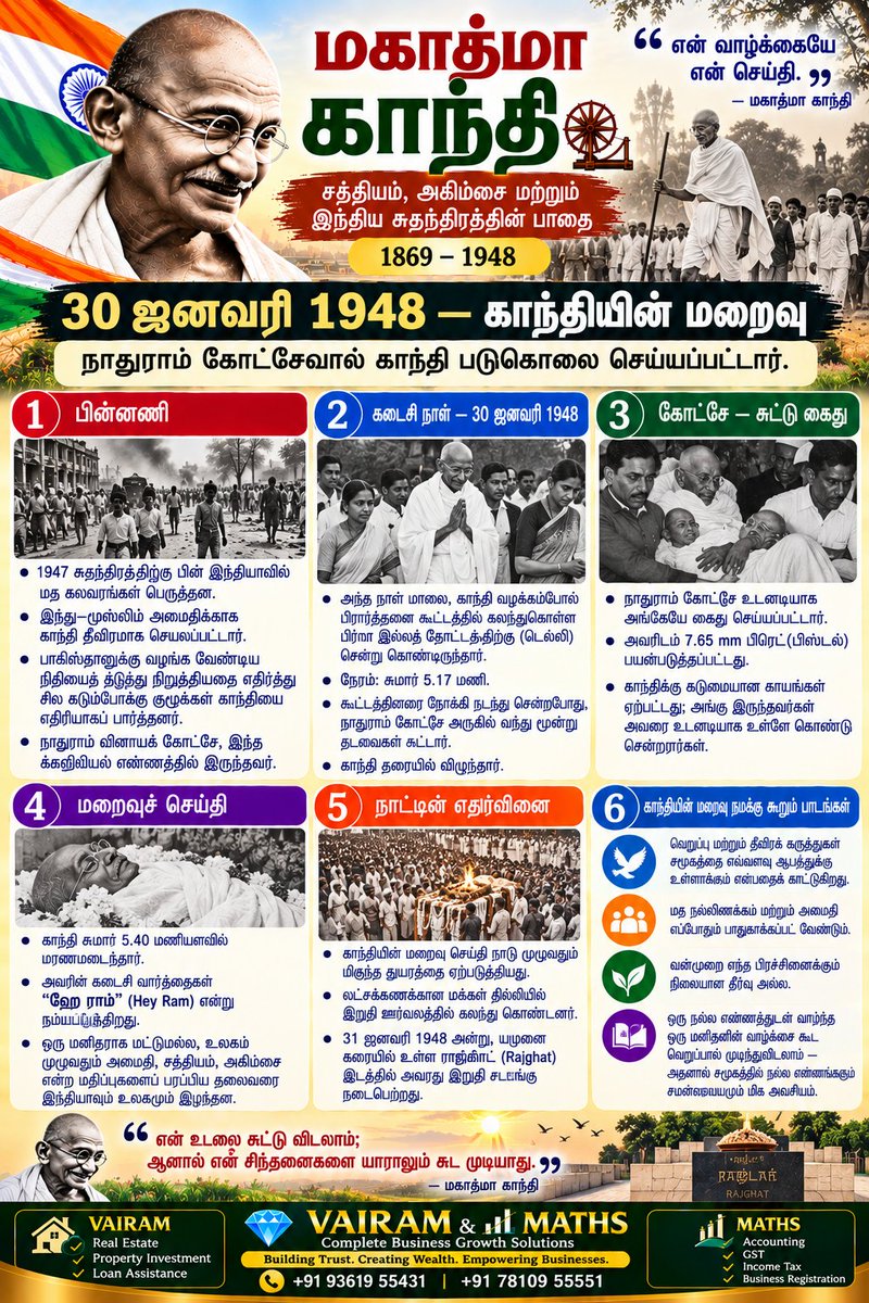 Propertiesloans's tweet photo. #MahatmaGandhi #GandhiJayanti #GandhiJayanti2026 #October2 #InternationalDayOfNonViolence #NonViolence #Ahimsa #Satyagraha #Truth #Peace #WorldPeace #IndianFreedomMovement #IndianIndependence #FreedomStruggle #DandiMarch #SaltMarch #SaltSatyagraha #CivilDisobedienceMovement https://t.co/lnzRWWziyo