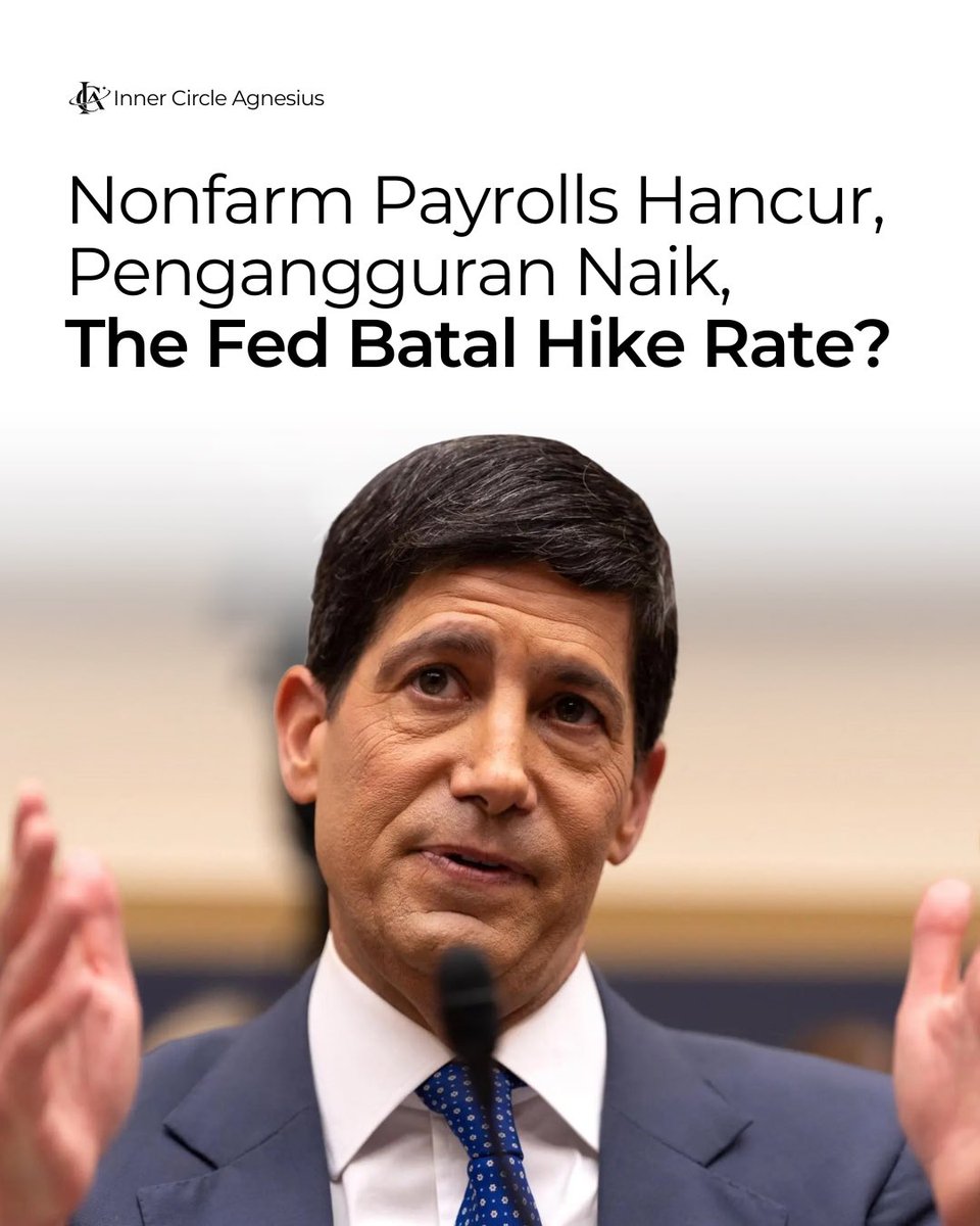 ICAgnesius's tweet photo. Apakah hancurnya data ketenagakerjaan AS mampu meredakan sikap hawkish The Fed? https://t.co/9pO7Ch4ri6