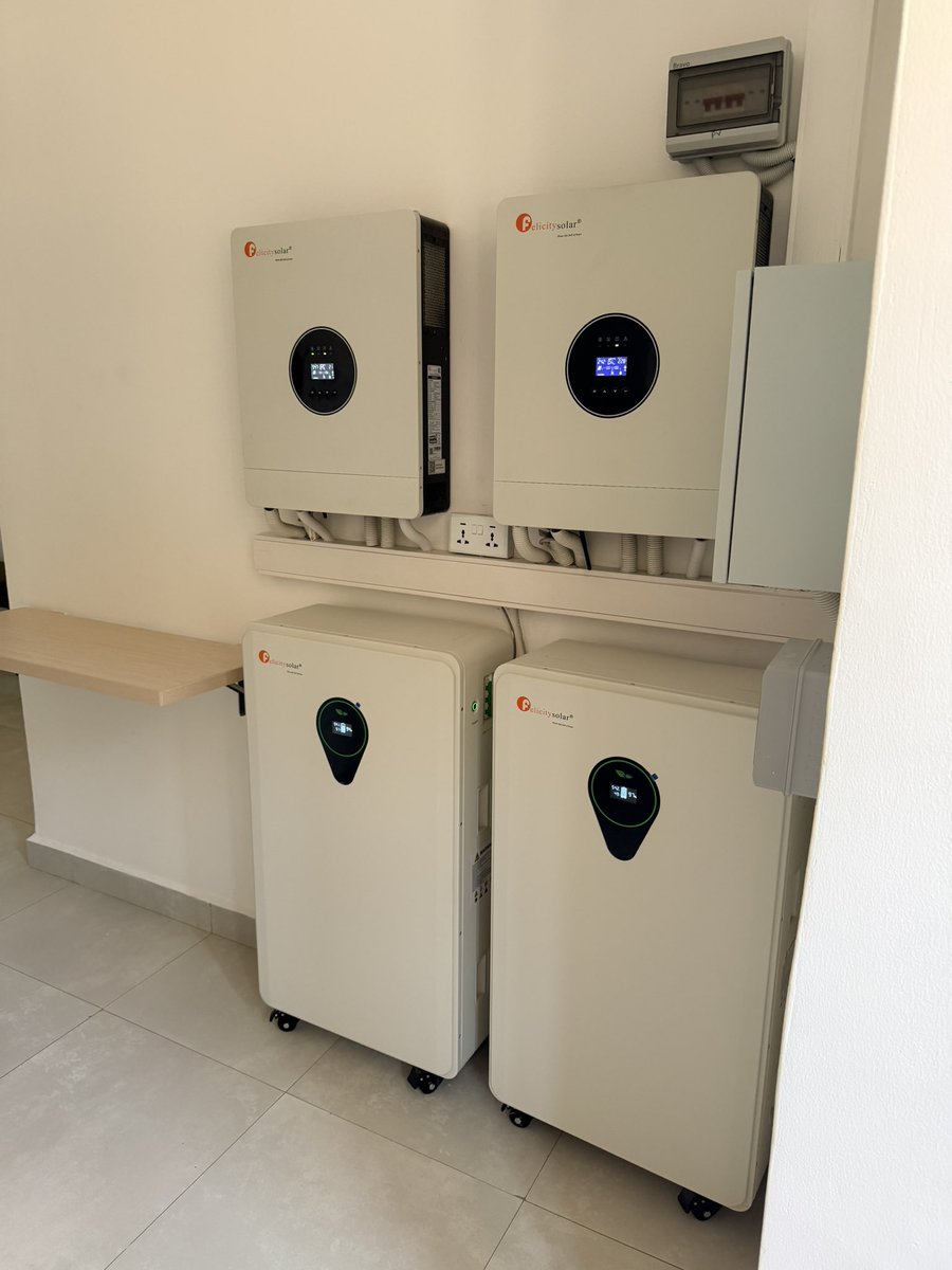 andykristian's tweet photo. Last month, total electric bill at @KarisMedical Naalya was 100k. At our Kyanja location, it was 2.6m! Sometimes it has gone as high as 3m. At Naalya, I made the decision to use solar as primary, and umeme as backup. We run all air conditioning, lab equipment, refrigeration, washer and dryer, lights, computers, everything! Naalya still experiences power outages. We haven’t. Solar is the future!