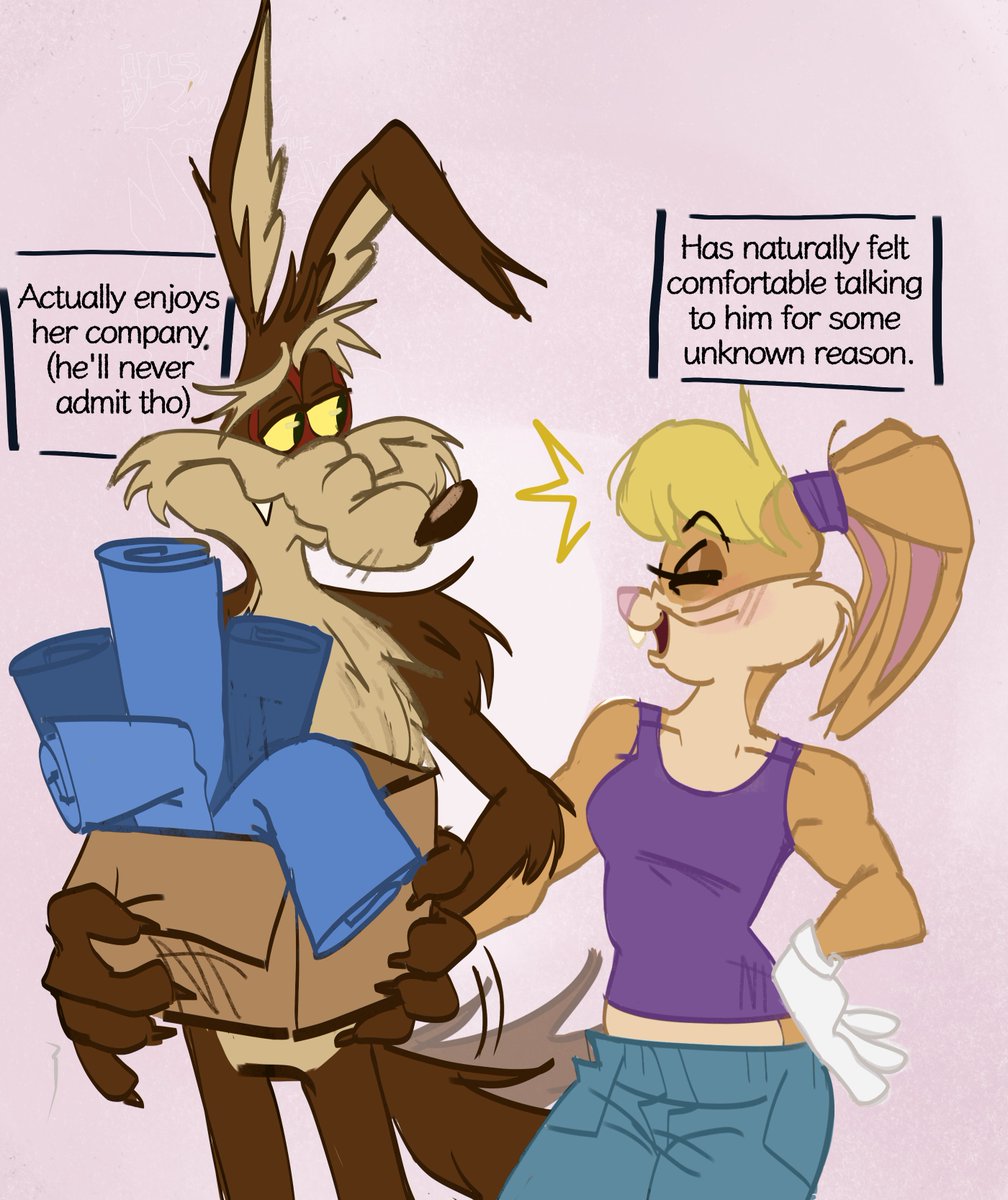 Sillynoodlez_'s tweet photo. Oh lola, u have so much potential 💔 (oh those two are there ig...)
#looneytunes #lolabunny #wileecoyote https://t.co/zHtHuWeEYT