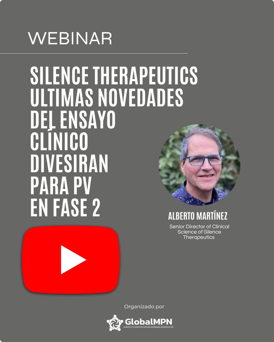 gmpnsf's tweet photo. 🔬 New webinar available: Phase 2 SANRECO results for investigational divesiran in #PolycythemiaVera.
88% response vs 19% with placebo, plus fewer phlebotomies.
▶️ Article + webinar: https://t.co/JQwFJJzzkU
#BuildHopeMPN #MPN https://t.co/2aSJ9PWKKe