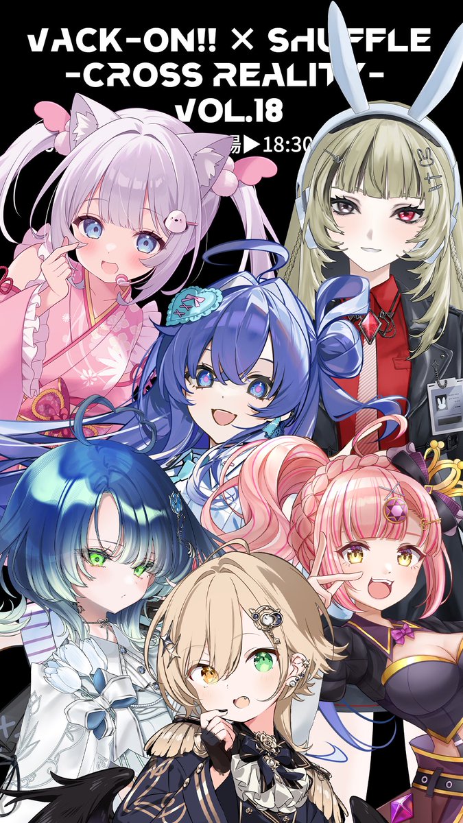 vack_on's tweet photo. 【CROSS REALITY vol.18】

Vack-ON!!×SHUFFLE
-CROSS REALITY- vol.18
2026.10.26.開催
open/18:30 start/19:00
close/21:30予定

【この歌声をライブハウス音響で聴きたい】

ハンターズムーン(満月)の夜に素敵なアーティスト様の歌声を一緒に楽しみましょう🌕✨️

🎫▶︎ https://t.co/kn6NWMp7Nj https://t.co/jUavFirgce