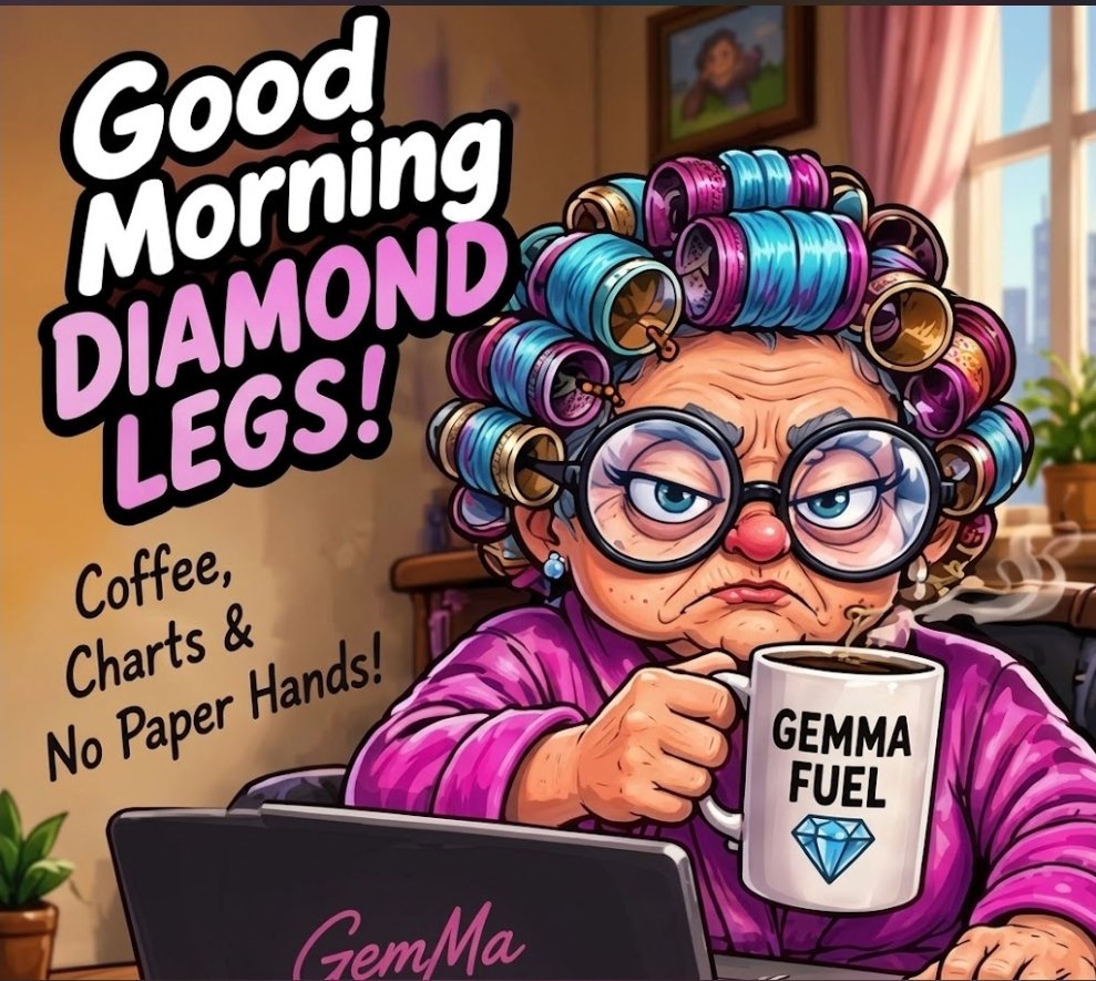 GemMaToken's tweet photo. Good morning from GemMa.

Coffee strong. Charts open. Diamond legs activated.

No paper hands before breakfast. 💎

$GEMMA https://t.co/q99xTqESoK