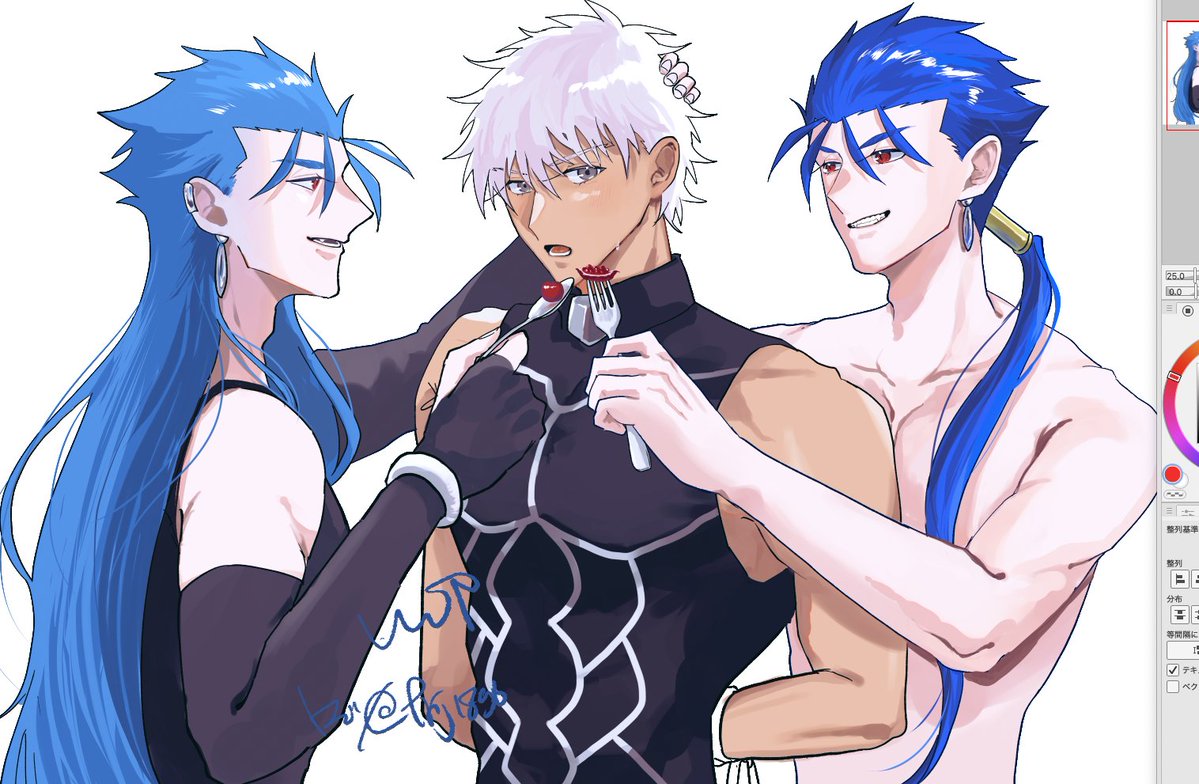 fhj1896's tweet photo. 3P本表紙と元絵　多分これでいく！ https://t.co/U9lNcetslq