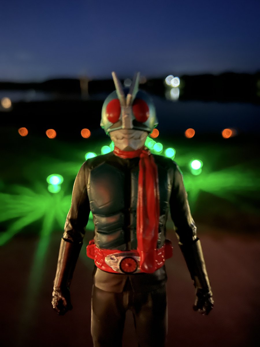 2045Fb's tweet photo. シン・仮面ライダーロケ地ツアーではここでも嬉しいことが多くありました（言えないこともあるのですが）ので夜のときわ公園にきました。

来月でロケ地ツアーも3周年なのですが改めて主催の方々に感謝です。本当にありがとうございました。いつまでも心に残っています。 https://t.co/CajED0m5E0