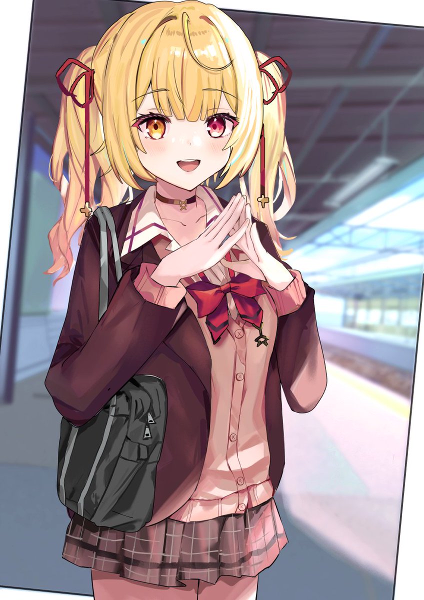 9071_kisaragi's tweet photo. 「おはよ！ねぇ、星川と一緒に学校行こ？🏫✨」
#サラ星図 https://t.co/fNDbjbJrMd