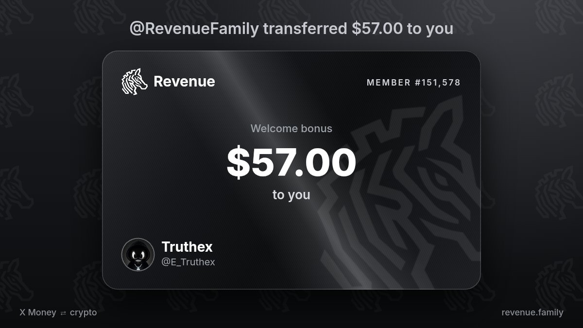 E_Truthex's tweet photo. @RevenueFamily dropped $57.00 on my balance https://t.co/0idRUgfWov